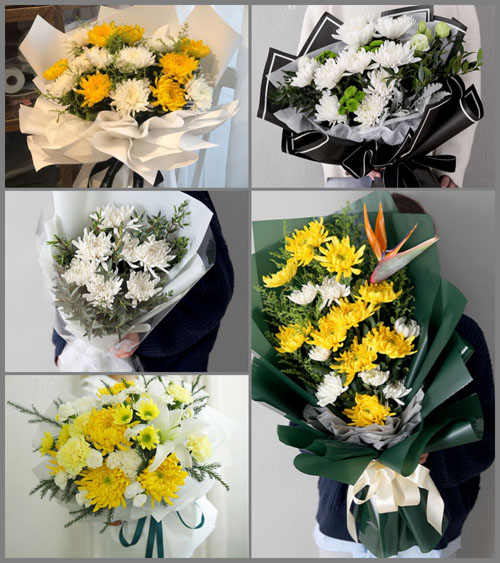 湖北黄冈市黄梅县濯港镇吴元八村白事花束代送